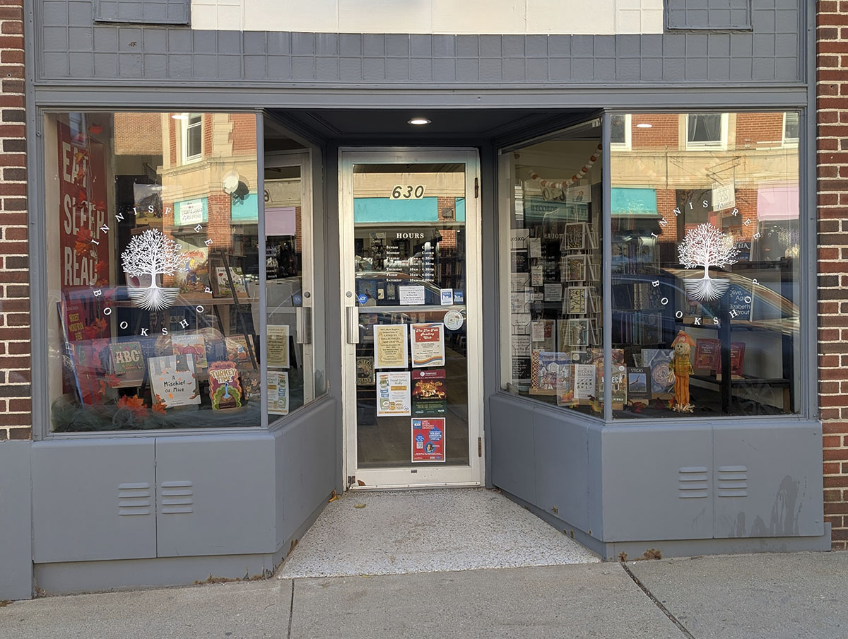 Window Vinyl For the Innisfree Bookshop